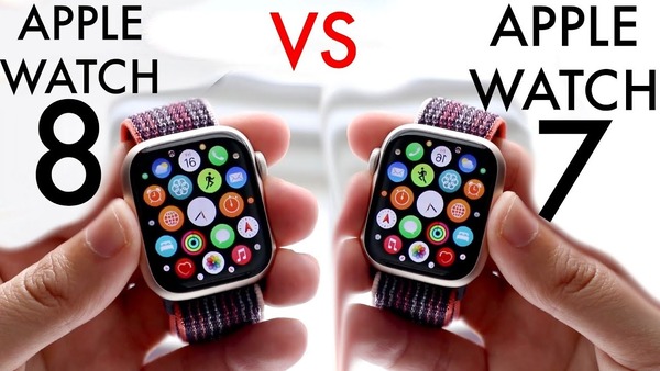 Apple Watch 7 và 8 sở hữu ngoại hình tương đồng, rất nhiều tính năng giống nhau